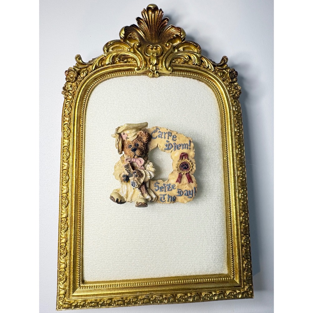 Vtg Boyd's Bears "Carpe Diem - Seize The Day" Graduation Teddy Bear  Brooch Pin